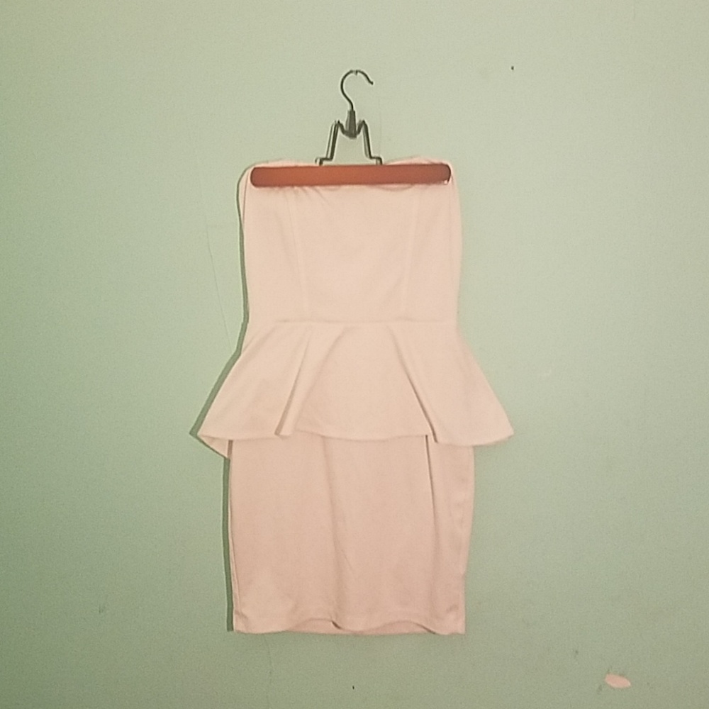 White mini dress
